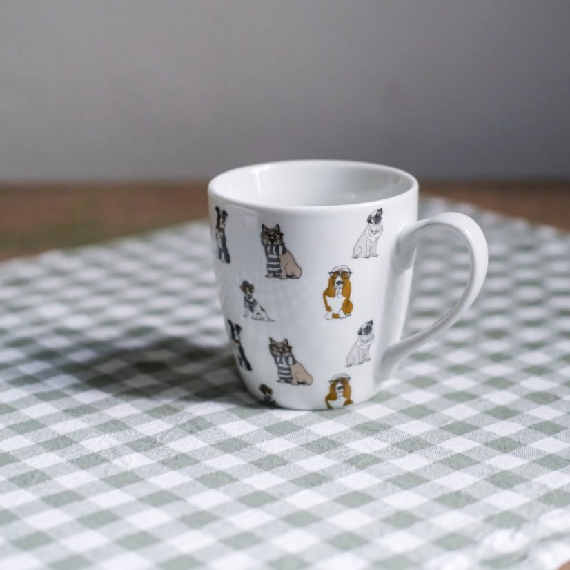 Porcelánový hrnek pejsky 450 ml
