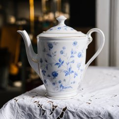 Porcelánová konvice s kytičkami Triptis - Germany