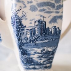Kavová konvice Johnson Bros England Old Britain  Castles ( modrá ) 1,1L