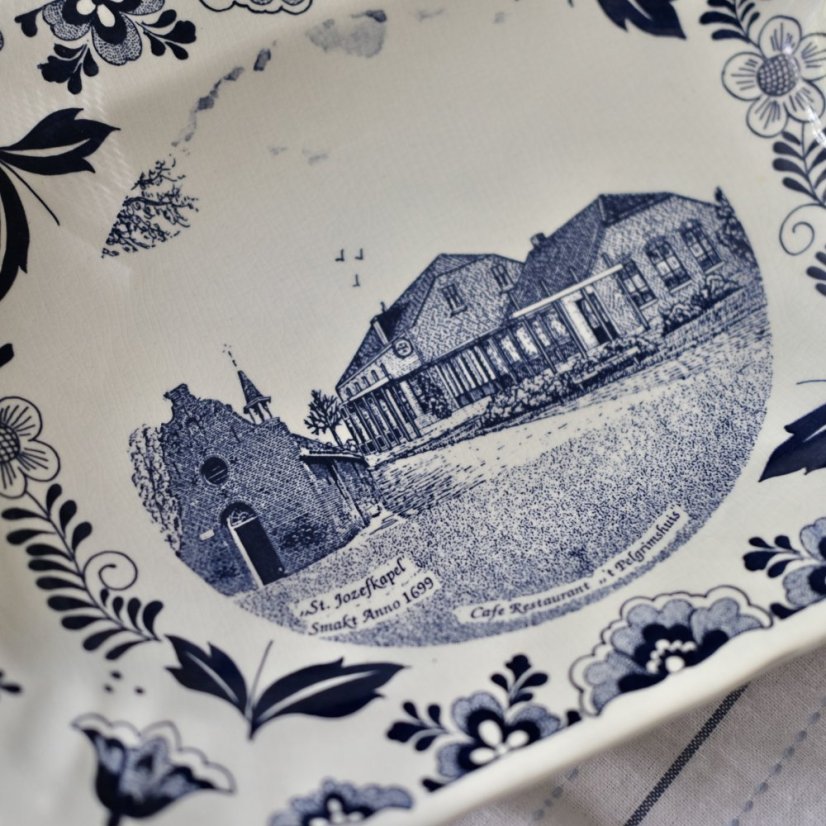 Keramická mísa/forma 36x23 cm Delft - Holland