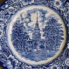 Tálíř 25,5 cm Liberty Blue England