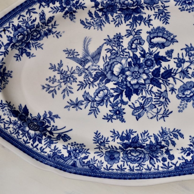 Porcelánový tác 32 x 21 cm  Villeroy & Boch Fasan modrý
