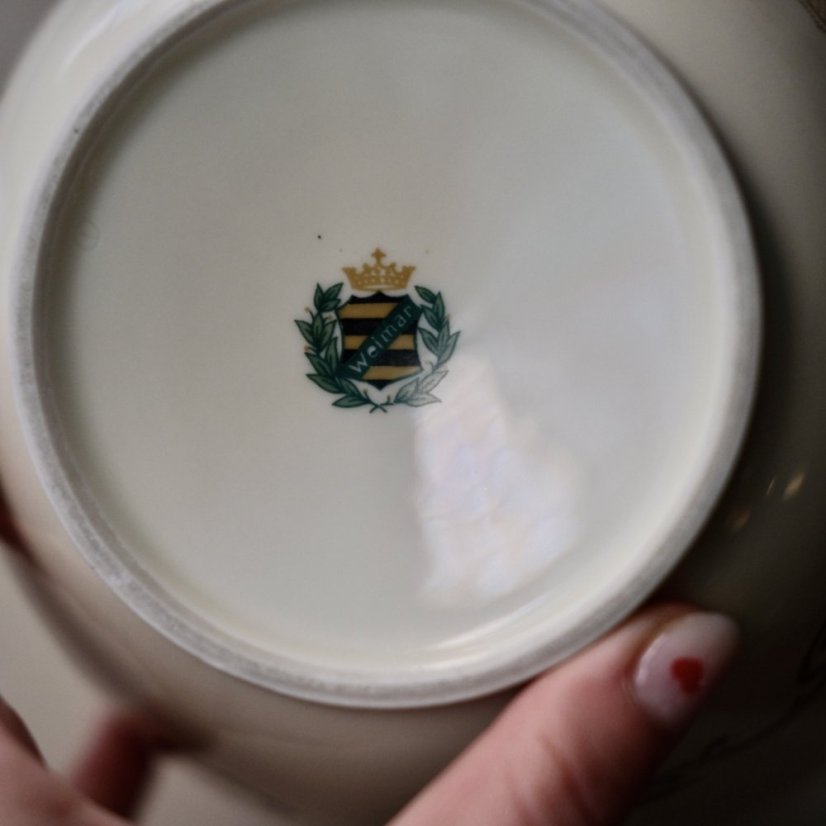Velká porcelánová váza Weimar 27 cm