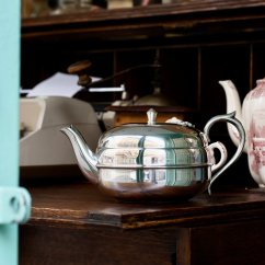 Postříbřená vintage konvička 1 l - Deakin - England