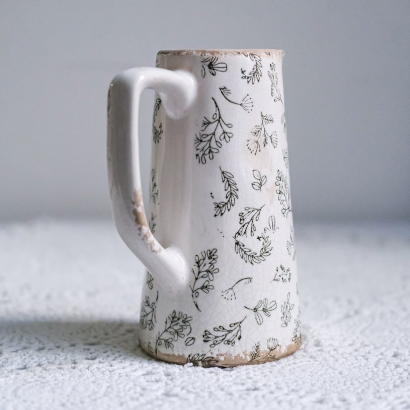 Keramický džbánek/váza 19 cm Clayre&Eef