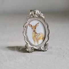 Ručně malovaný obrázek laně