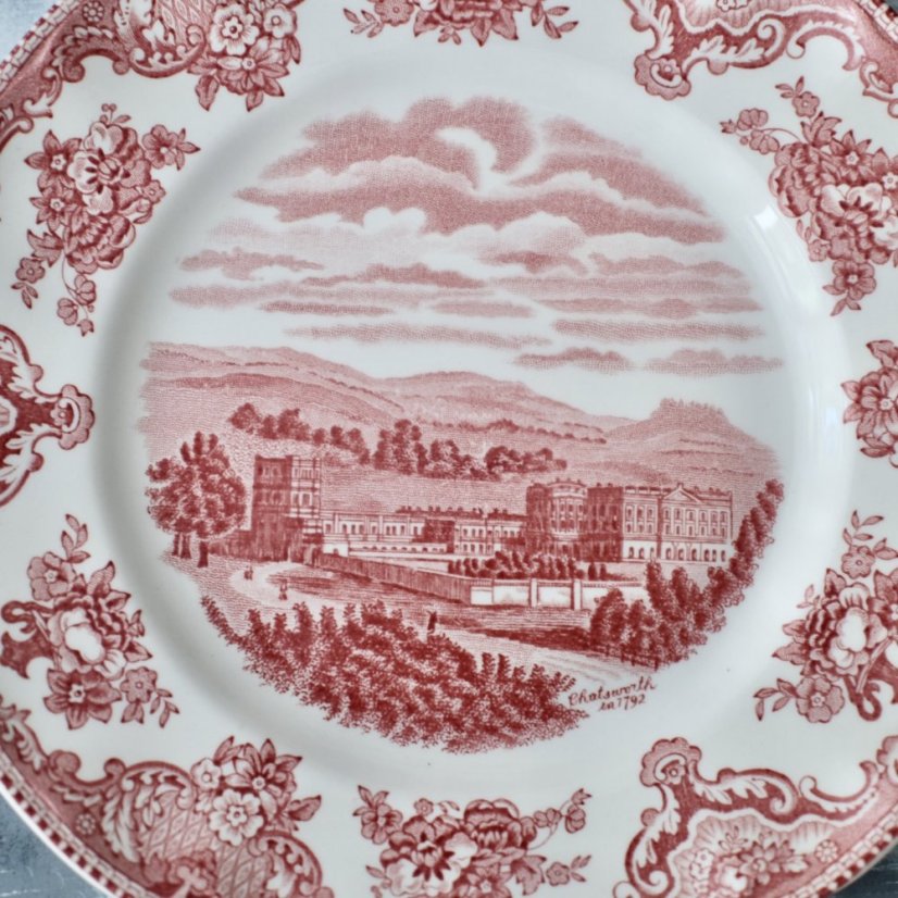 Tálíř 20 cm England Johnson Brothers Old Britain Castles