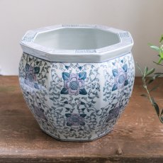 Velký keramický květináč 35x21 cm - Old China
