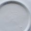 Keramický závěsný talíř 19,5 cm bílo modrý