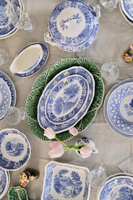Servírovací tác 25,5 x 16,5 cm Villeroy & Boch Burgenland modrý