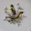 Porcelánový závěsný talíř Kaiser 19,5cm varianta č.03