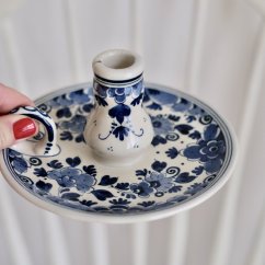 Svícen 15 cm Delft