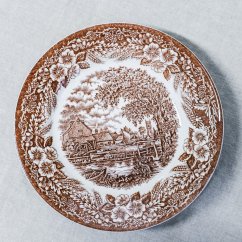 Hnědý tálíř 20 cm England