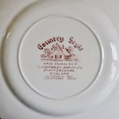 Talíř 20cm Country Style England