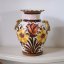 Malovaná váza keramika 24 cm