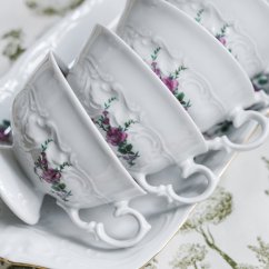 Porcelánový šálek s podšálkem 200ml  Wawel Poland