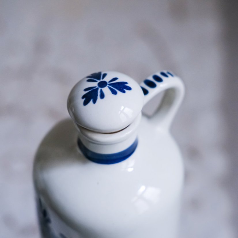 Vintage láhev s korkovou zátkou Delft