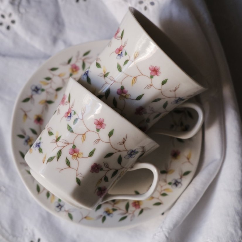 Porcelánový šálek s podšálkem L. Dake & Zn. Amsterdam 150ml