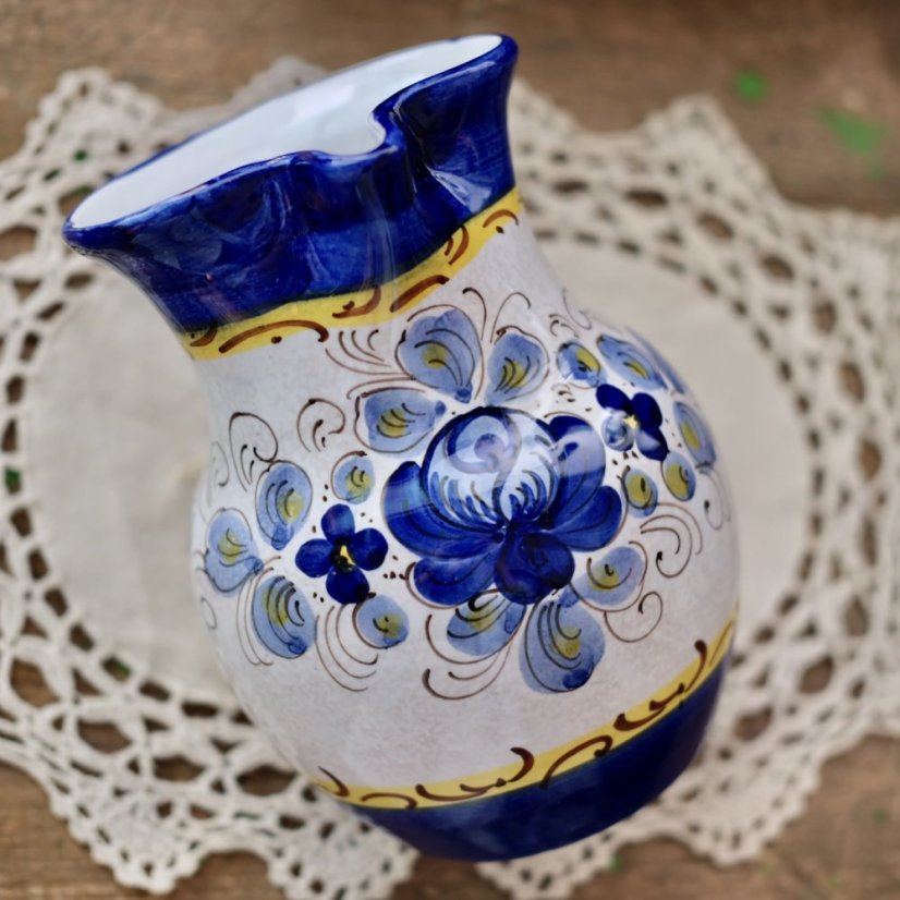 Malovaný keramický džbán 19 cm