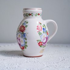 Keramická ručně malovaná váza 24 cm