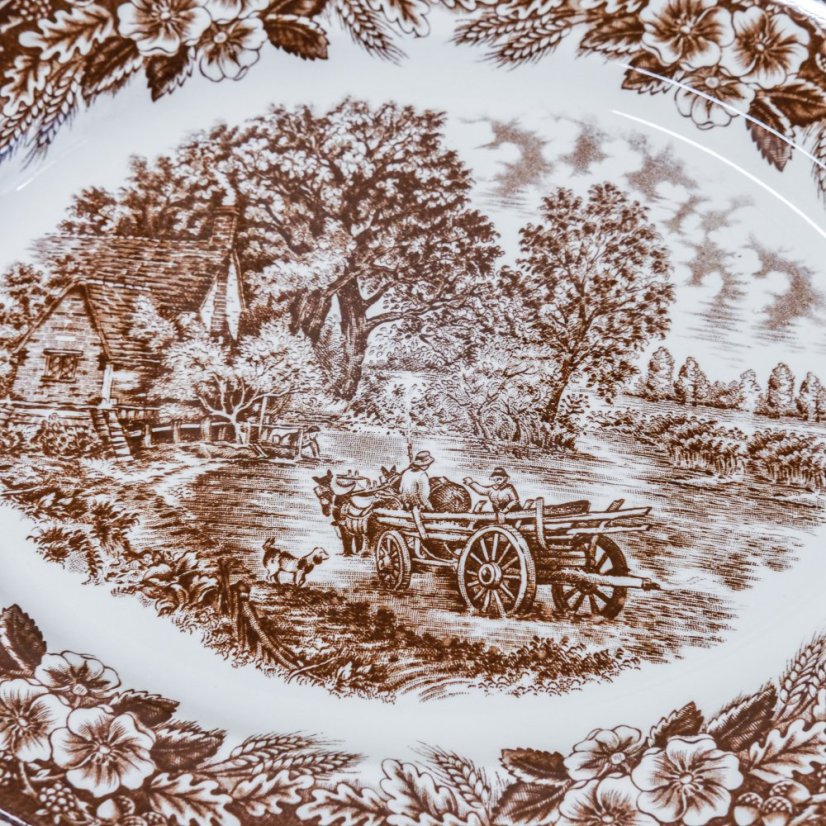 Vintage oválný tác/mísa 31 x 24 cm - England