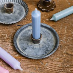 Plechový svícen 12cm