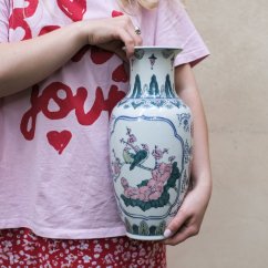 Keramická váza 36 cm - Old China