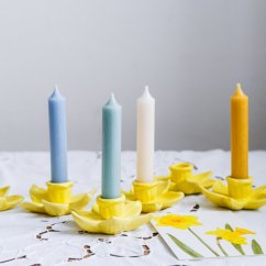 Keramický svícen narcis 10 cm
