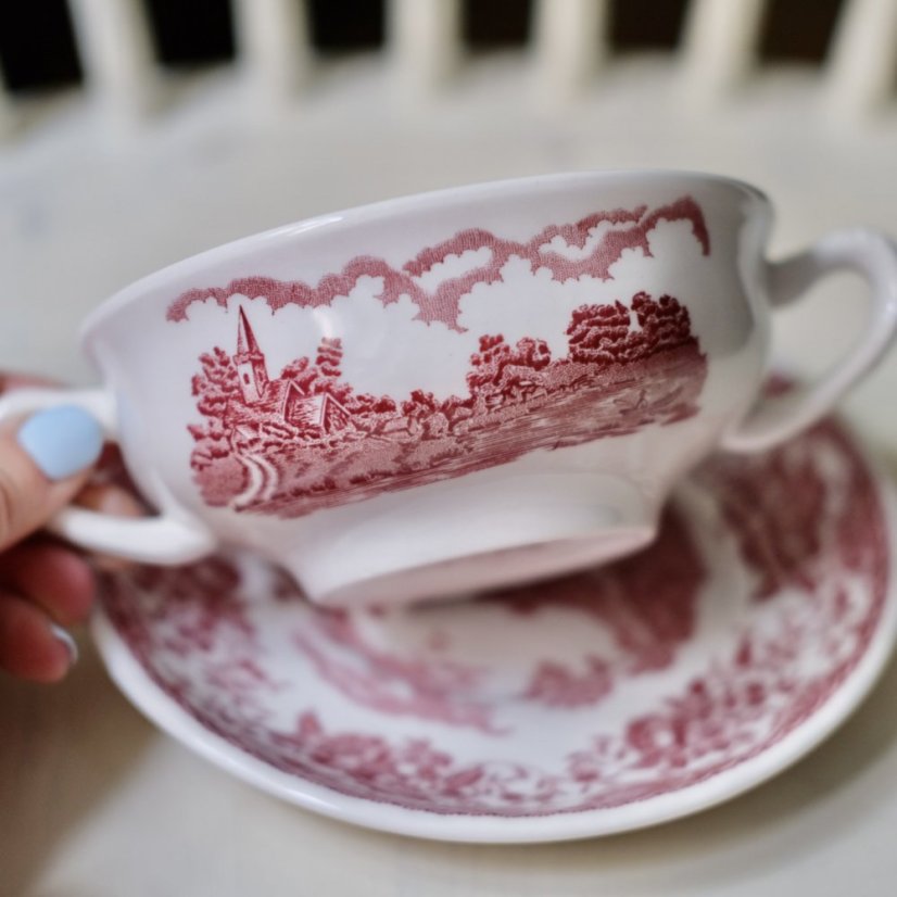 Miska s podšálkem Royal Tudor Ware Staffordshire England