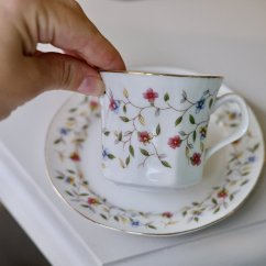 Porcelánový šálek s podšálkem - čínský porcelán 150 ml