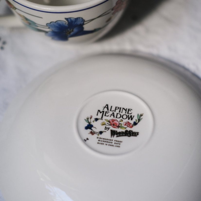 Porcelánový šálek s podšálkem Wood & Sons Alpine Meadow  250ml