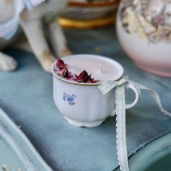 Sojová svíčka v porcelánovém šálku varianta 2
