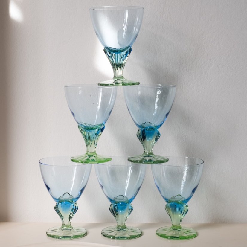 Vintage Bormioli Rocco Bahia cocktail/champage/wine glasses