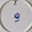 Závěsný modrý talíř 25,5 cm Delft