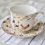 Porcelánový šálek s podšálkem 400 ml - Easy Life