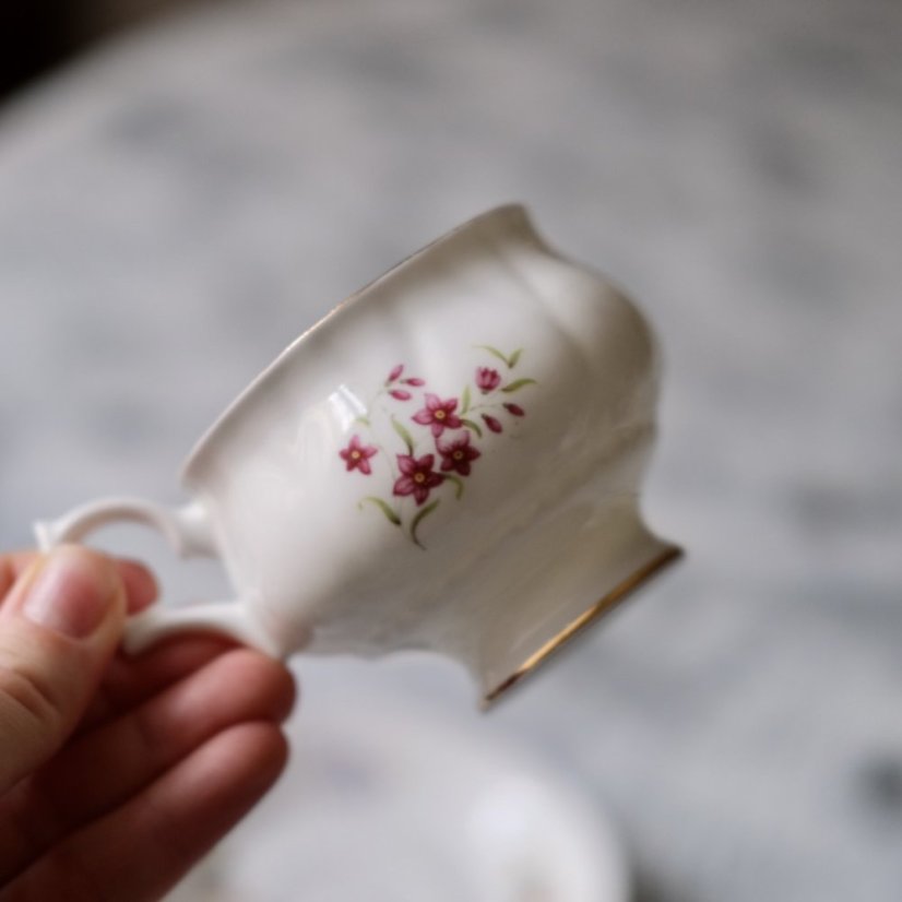 Šálek s podšálkem kostní porcelán 150 ml  England