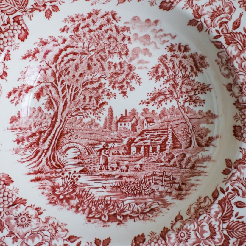 Hluboký obědový talíř 22 cm England