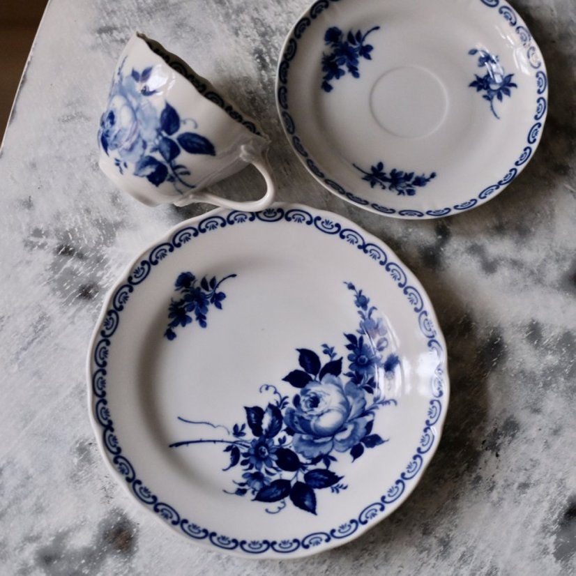 Porcelánová sada Echt Kobalt