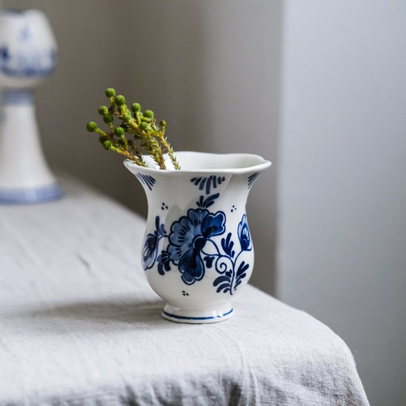 Dekorační vázička Delft 8x7 cm