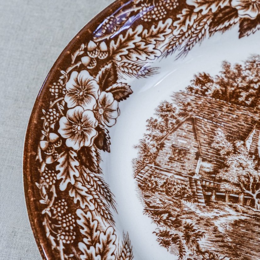 Vintage oválný tác/mísa 31 x 24 cm - England