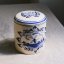 Doza s víkem Delft 13 x 12 cm