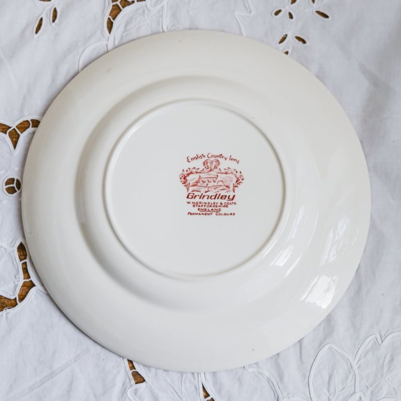Mělký obědový talíř 25 cm England - Grindley