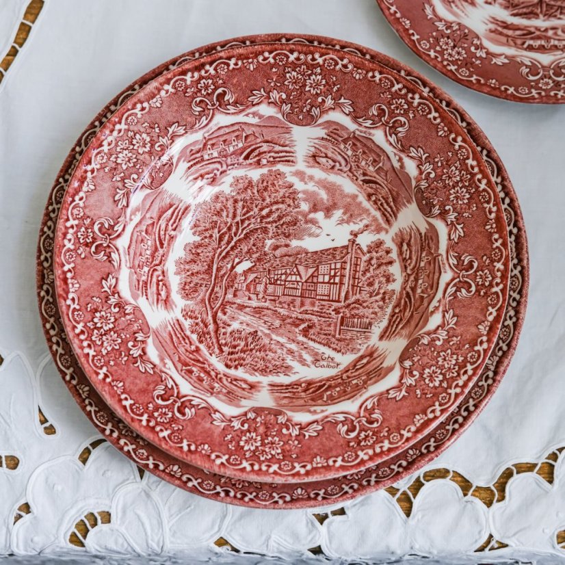 Mělký obědový talíř 25 cm England - Grindley