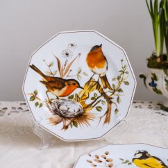 Závěsný talíř s červenky Bavaria