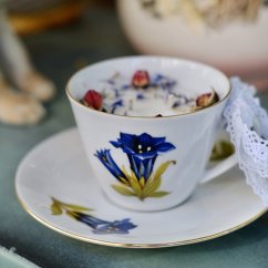Sojová svíčka v porcelánovém šálku s podšálkem