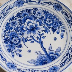 Závěsný porcelánový talíř Delft 18 cm
