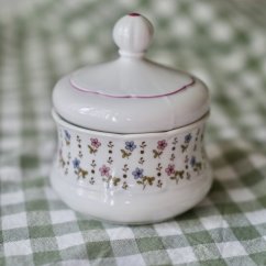Porcelánová cukřenka s kytičky Bavaria