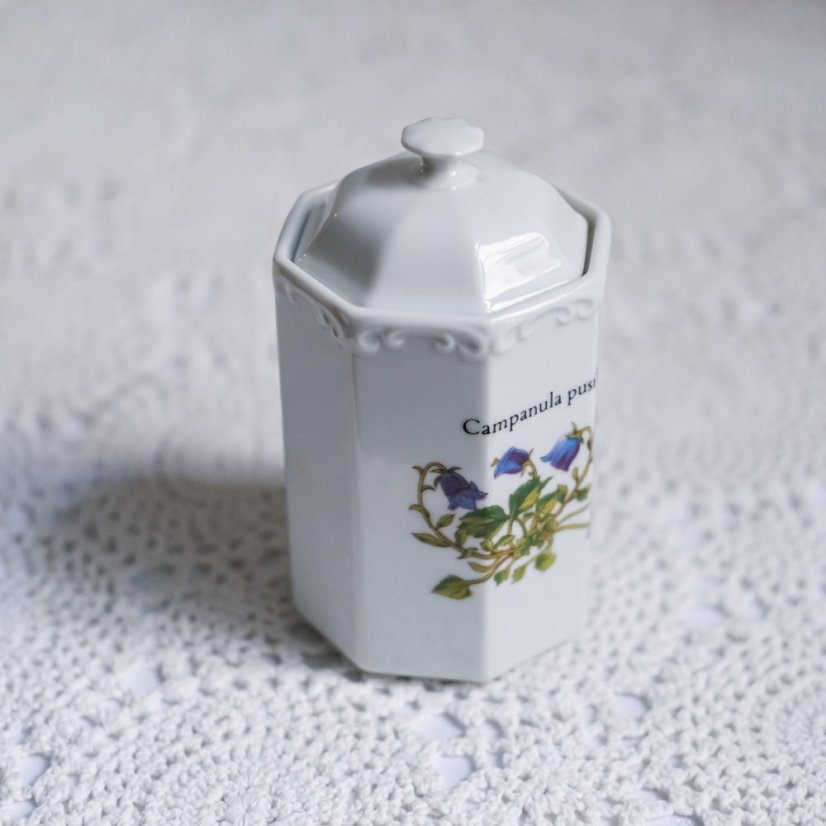 Porcelánová dóza s víkem 14 cm